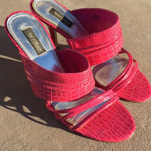 White House Black Market Shoes - 2 for $12 WHBM “Marc” Strappy High Heel Sandal 8.5